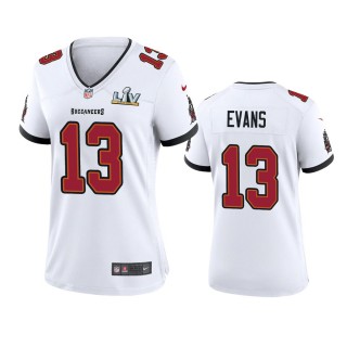 Women's Tampa Bay Buccaneers Mike Evans White Super Bowl LV Game Jersey