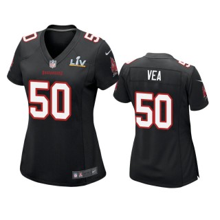Women's Tampa Bay Buccaneers Vita Vea Black Super Bowl LV Game Fashion Jersey
