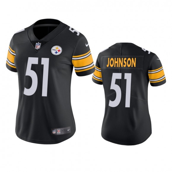 Pittsburgh Steelers Buddy Johnson Black Vapor Limited Jersey