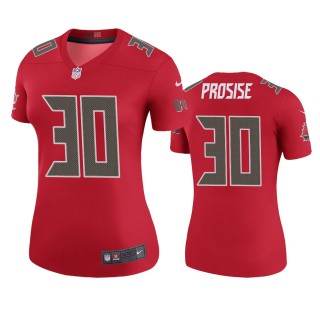 Tampa Bay Buccaneers C.J. Prosise Red Color Rush Legend Jersey - Women's