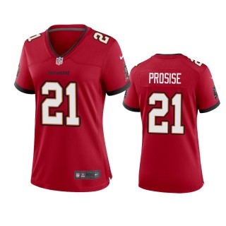Women's Tampa Bay Buccaneers C.J. Prosise Red Game Jersey