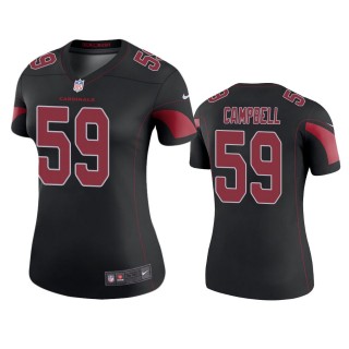 Arizona Cardinals De'Vondre Campbell Black Color Rush Legend Jersey - Women's