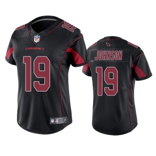 Women's Arizona Cardinals KeeSean Johnson Black Color Rush Limited Jersey