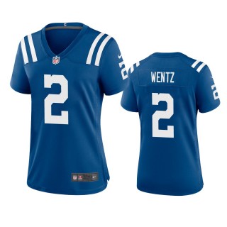 Women's Indianapolis Colts Carson Wentz Royal Game Jersey