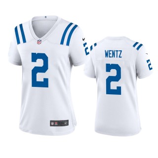 Women's Indianapolis Colts Carson Wentz White Game Jersey