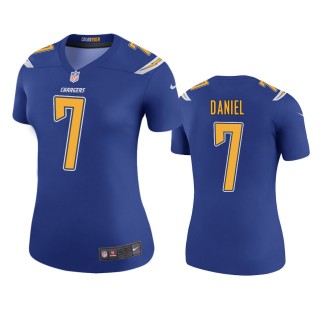 Los Angeles Chargers Chase Daniel Royal Color Rush Legend Jersey - Women's