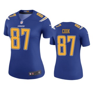 Los Angeles Chargers Jared Cook Royal Color Rush Legend Jersey - Women's