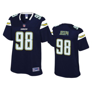 Los Angeles Chargers Linval Joseph Navy Pro Line Jersey - Women's