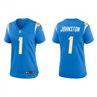 Women's Quentin Johnston Powder Blue 2023 NFL Draft Game Jersey