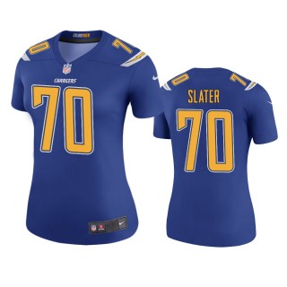 Los Angeles Chargers Rashawn Slater Royal Color Rush Legend Jersey - Women's