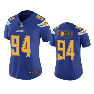 Women's Los Angeles Chargers Chris Rumph II Royal Color Rush Limited Jersey