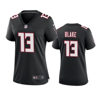 Women's Atlanta Falcons Christian Blake Black Throwback Game Jersey