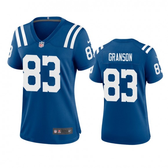 Women's Indianapolis Colts Kylen Granson Royal Game Jersey