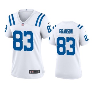 Women's Indianapolis Colts Kylen Granson White Game Jersey