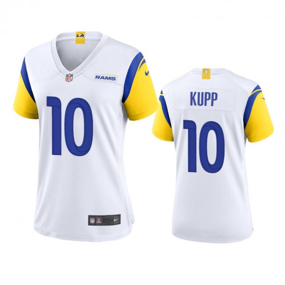 Women's Los Angeles Rams Cooper Kupp White Alternate Game Jersey