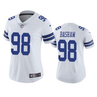 Dallas Cowboys Tarell Basham White Vapor Limited Jersey