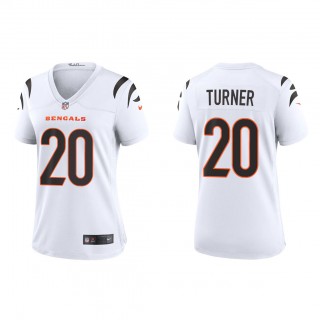 Women's D.J. Turner White 2023 NFL Draft Game Jersey