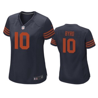 Women's Chicago Bears Damiere Byrd Navy Throwback Game Jersey