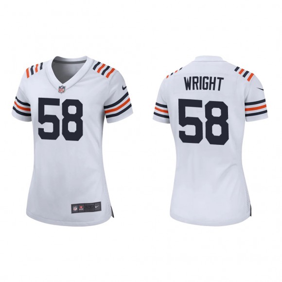 Women's Darnell Wright White 2023 NFL Draft Classic Game Jersey