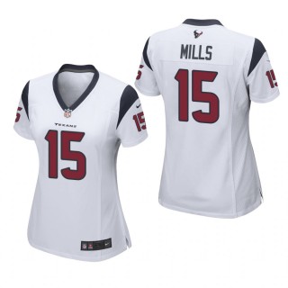 Women's Houston Texans Davis Mills White Game Jersey