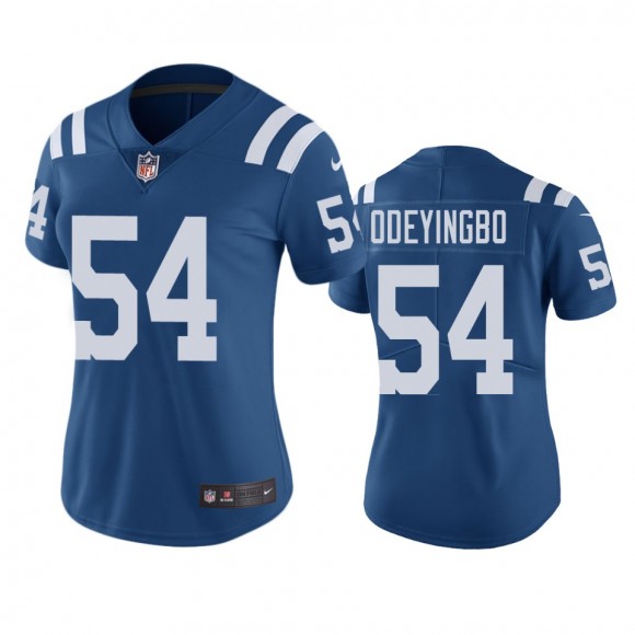 Women's Indianapolis Colts Dayo Odeyingbo Royal Color Rush Limited Jersey