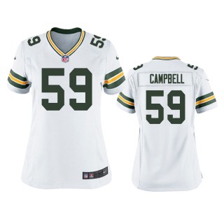 Women's Green Bay Packers De'Vondre Campbell White Game Jersey
