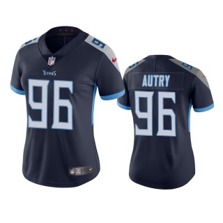Tennessee Titans Denico Autry Navy Vapor Limited Jersey
