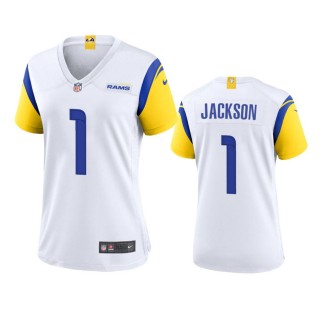Women's Los Angeles Rams DeSean Jackson White Alternate Game Jersey