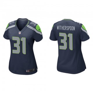 Women's Devon Witherspoon Navy 2023 NFL Draft Game Jersey