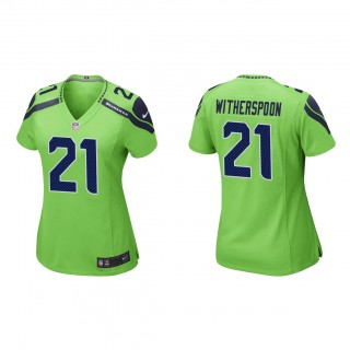 Women's Devon Witherspoon Neon Green 2023 NFL Draft Game Jersey