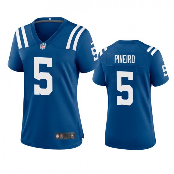 Women's Indianapolis Colts Eddy Pineiro Royal Game Jersey