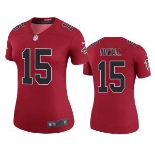 Atlanta Falcons Brandon Powell Red Color Rush Legend Jersey - Women's