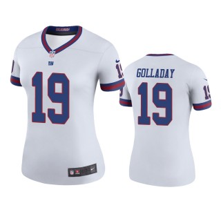 New York Giants Kenny Golladay White Color Rush Legend Jersey - Women's