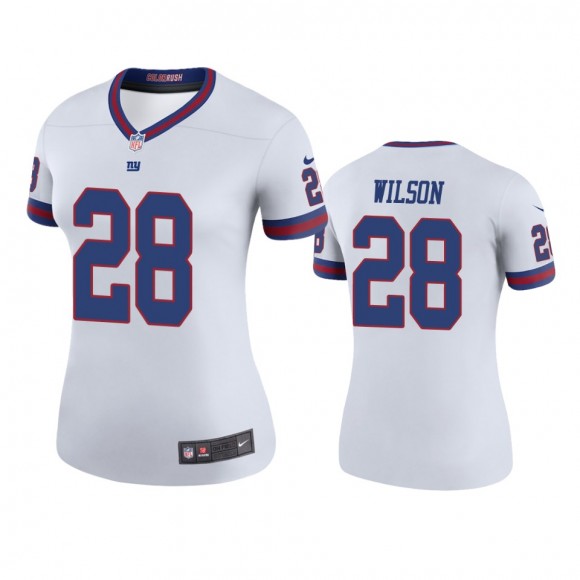 New York Giants Quincy Wilson White Color Rush Legend Jersey - Women's