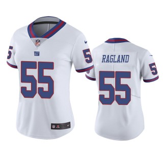 Women's New York Giants Reggie Ragland White Color Rush Limited Jersey