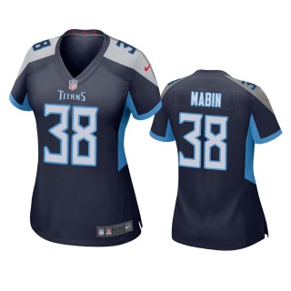 Women's Tennessee Titans Greg Mabin Navy Game Jersey