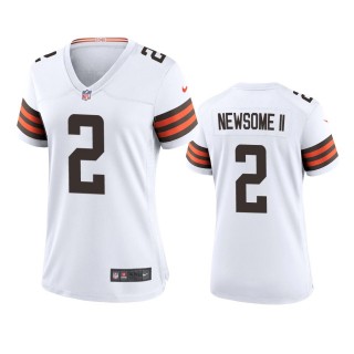 Women's Cleveland Browns Greg Newsome II White Game Jersey