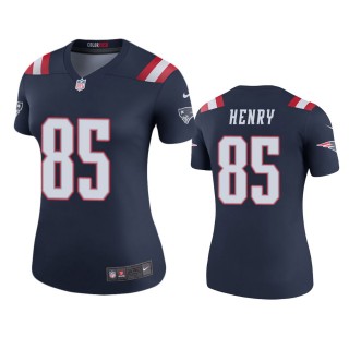 New England Patriots Hunter Henry Navy Color Rush Legend Jersey - Women's