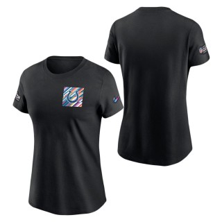 Women's Indianapolis Colts Black 2023 NFL Crucial Catch Sideline T-Shirt