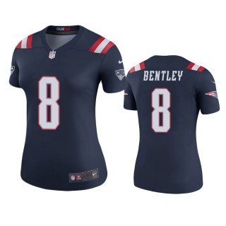 New England Patriots Ja'Whaun Bentley Navy Color Rush Legend Jersey - Women's