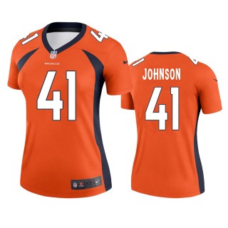 Denver Broncos Jamar Johnson Orange Legend Jersey - Women's