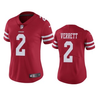 San Francisco 49ers Jason Verrett Scarlet Vapor Limited Jersey