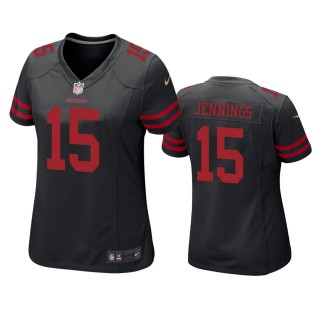 Women's San Francisco 49ers Jauan Jennings Black Game Jersey