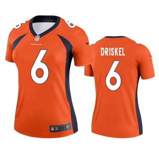 Denver Broncos Jeff Driskel Orange Legend Jersey - Women's