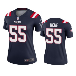 New England Patriots Josh Uche Navy Legend Jersey - Women's
