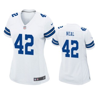 Women's Dallas Cowboys Keanu Neal White Game Jersey