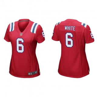 Women's Keion White Red 2023 NFL Draft Game Jersey
