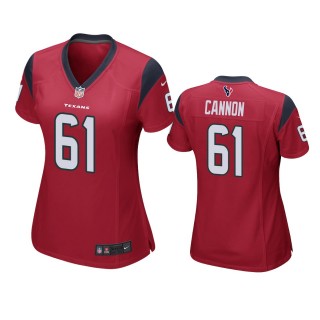 Women's Houston Texans Marcus Cannon Red Game Jersey