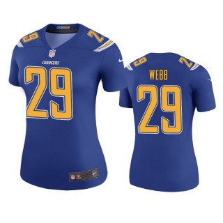 Los Angeles Chargers Mark Webb Royal Color Rush Legend Jersey - Women's
