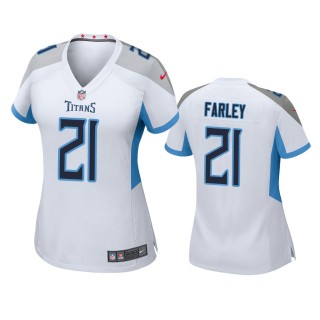 Women's Tennessee Titans Matthias Farley White Game Jersey